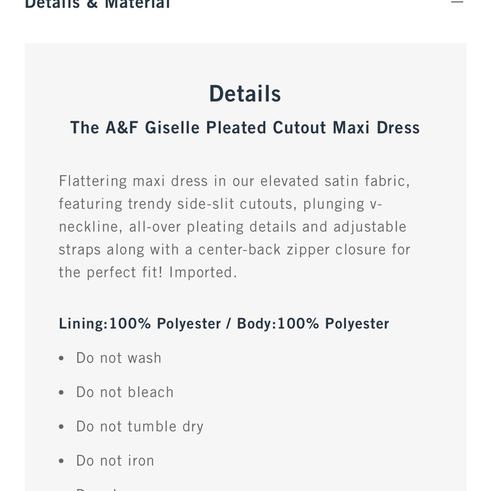 The A&F Giselle Pleated Cutout Maxi Dress - Picture 4 of 5